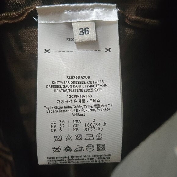 Fendi FF-Jacquard Midi Dress - Picture 10 of 10